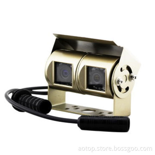 High-resolution Sharp CCD Wide Lens/Night Vision Car Rear-view Dual Cameras for Buses, Truck